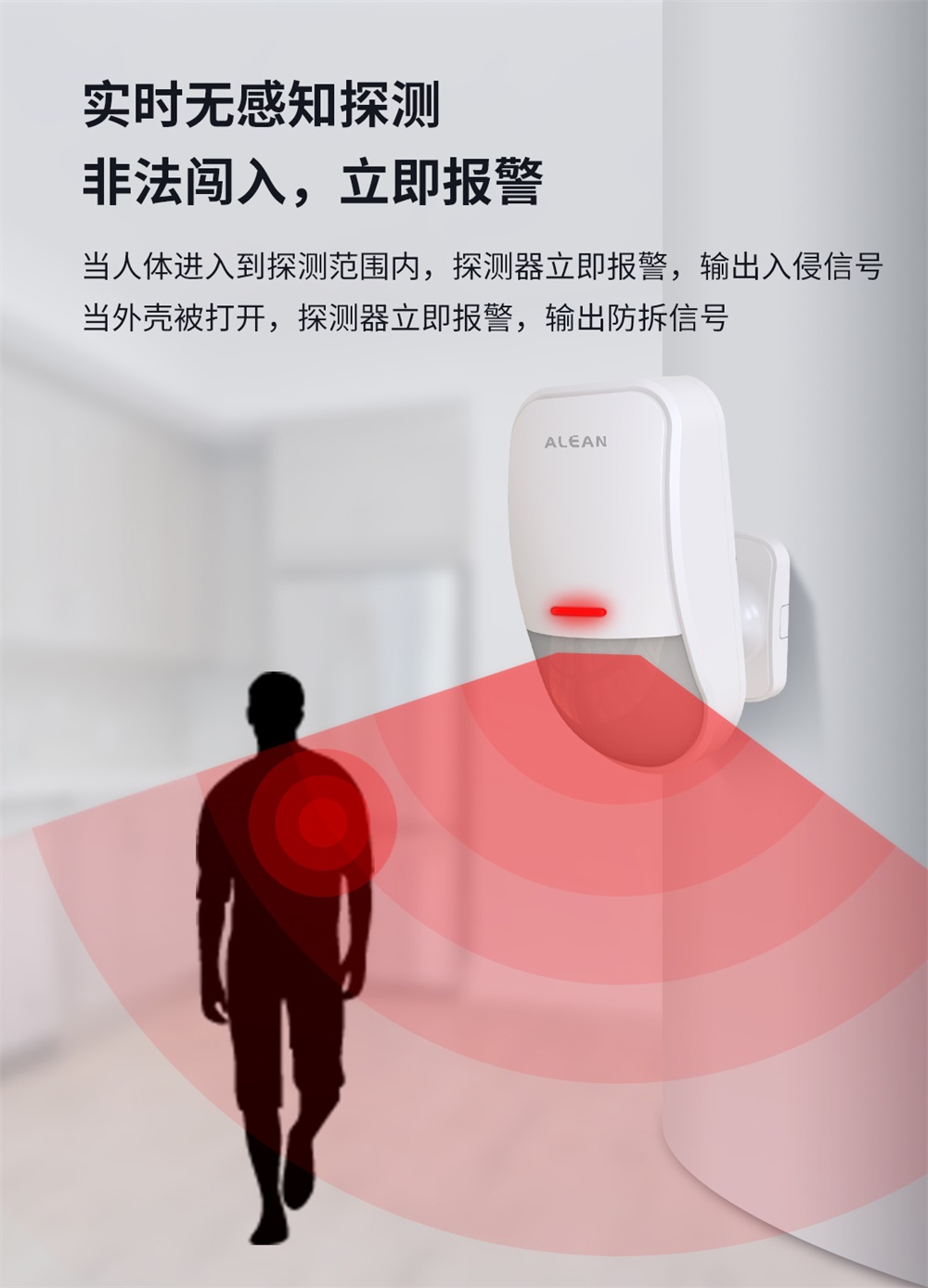 新品 ‖ 艾礼安智能三鉴红外探测器